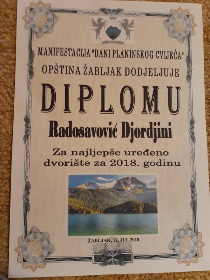 Vila Krismark Žabljak Kültér fotó